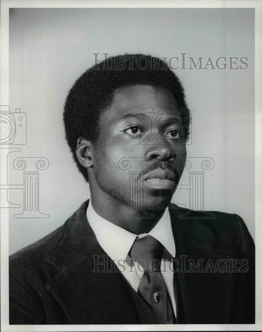 1976 Press Photo Donald Evans, East Tech High Football - cvb53430 - Historic Images