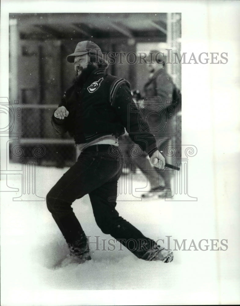 1985 Press Photo Former Cleveland Indians player, Buddy Anderson - cvb53612 - Historic Images