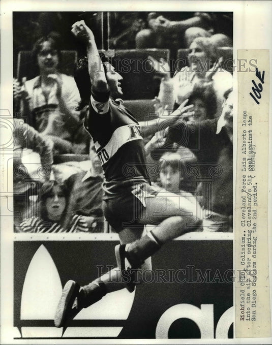 Press Photo Cleveland Force Luis Alberto - cvb53642 - Historic Images