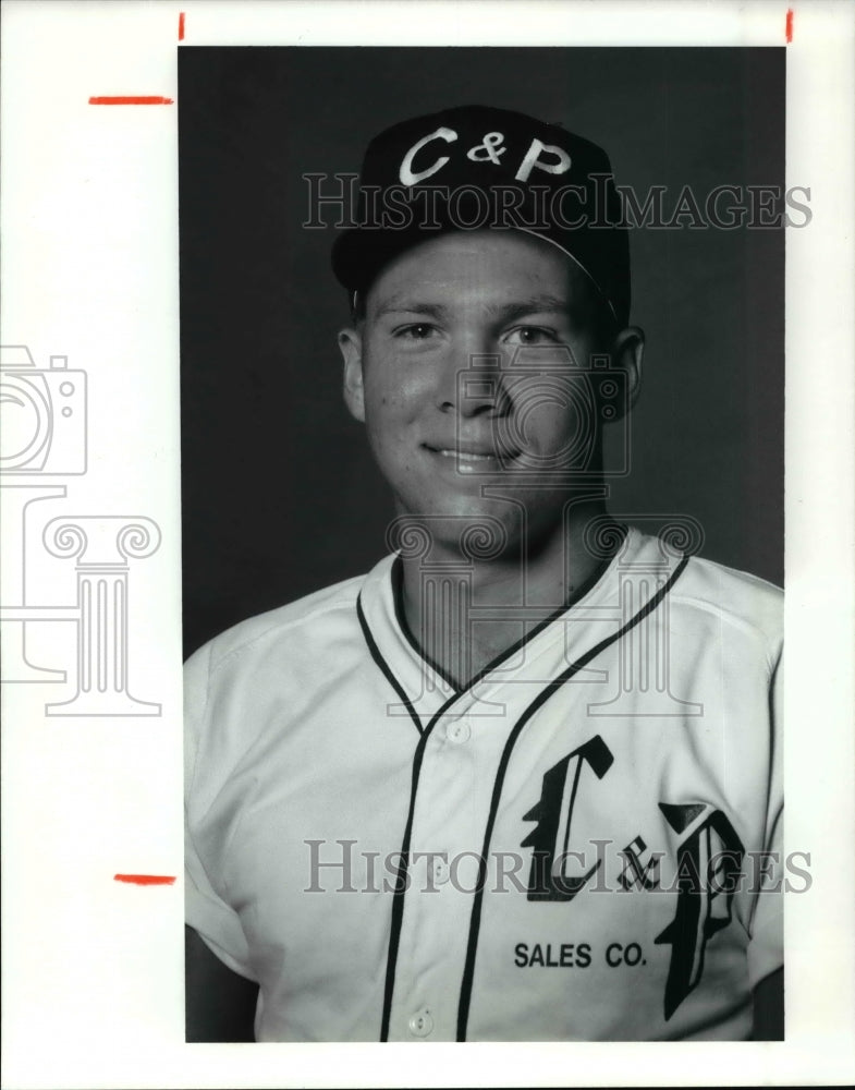 Press Photo Brian Hurter, Baseball, Medina Bureau - cvb53670- Historic Images