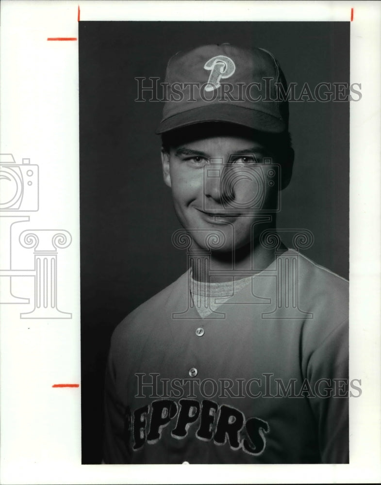 Press Photo Roger Morgan, Baseball (Medina Bureau) - cvb53671- Historic Images