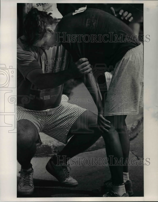 1991 Press Photo Eric Kenneally, Terry Kenneally-Biathlon - cvb53741 - Historic Images