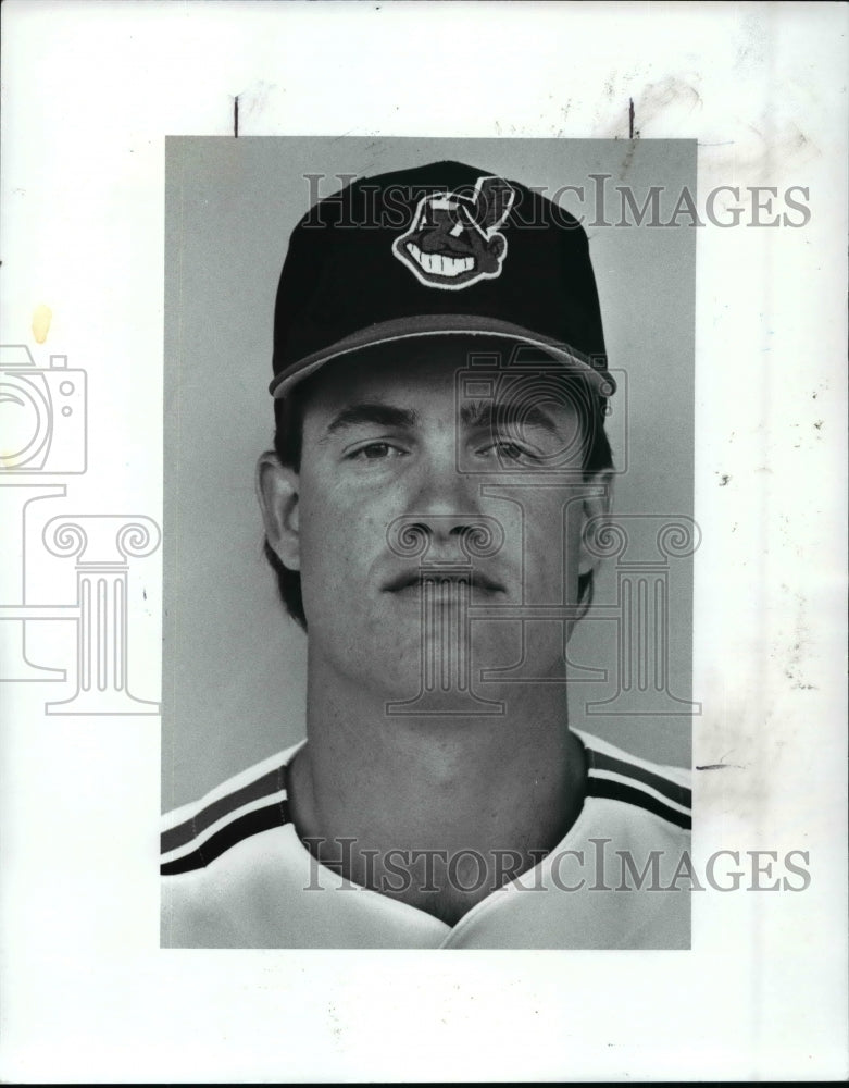 1989 Press Photo John Farrel, Cleveland Indians - cvb53874- Historic Images