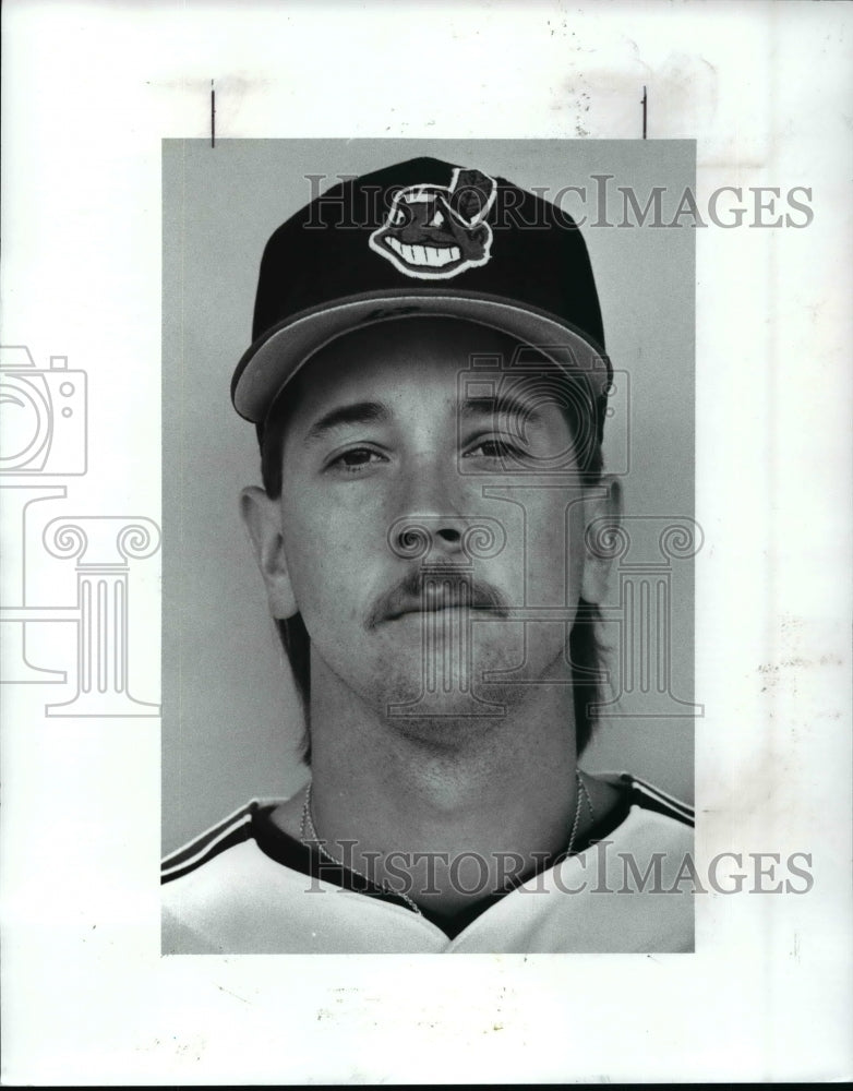 1989 Press Photo Joe Skalski, Cleveland Indians - cvb53889- Historic Images