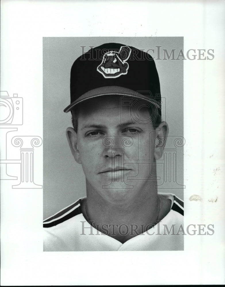 1989 Press Photo tom Magrann, Cleveland Indians - cvb53900 - Historic Images