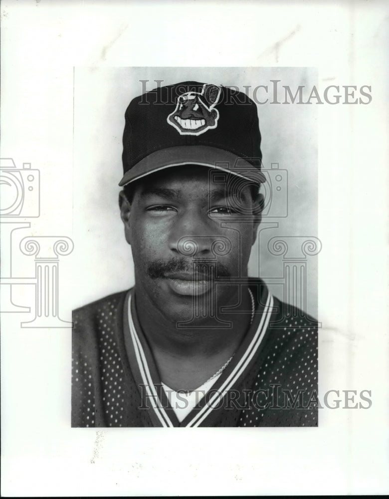 1988 Press Photo Charlie Scott-Cleveland Indians baseball player - cvb53915 - Historic Images
