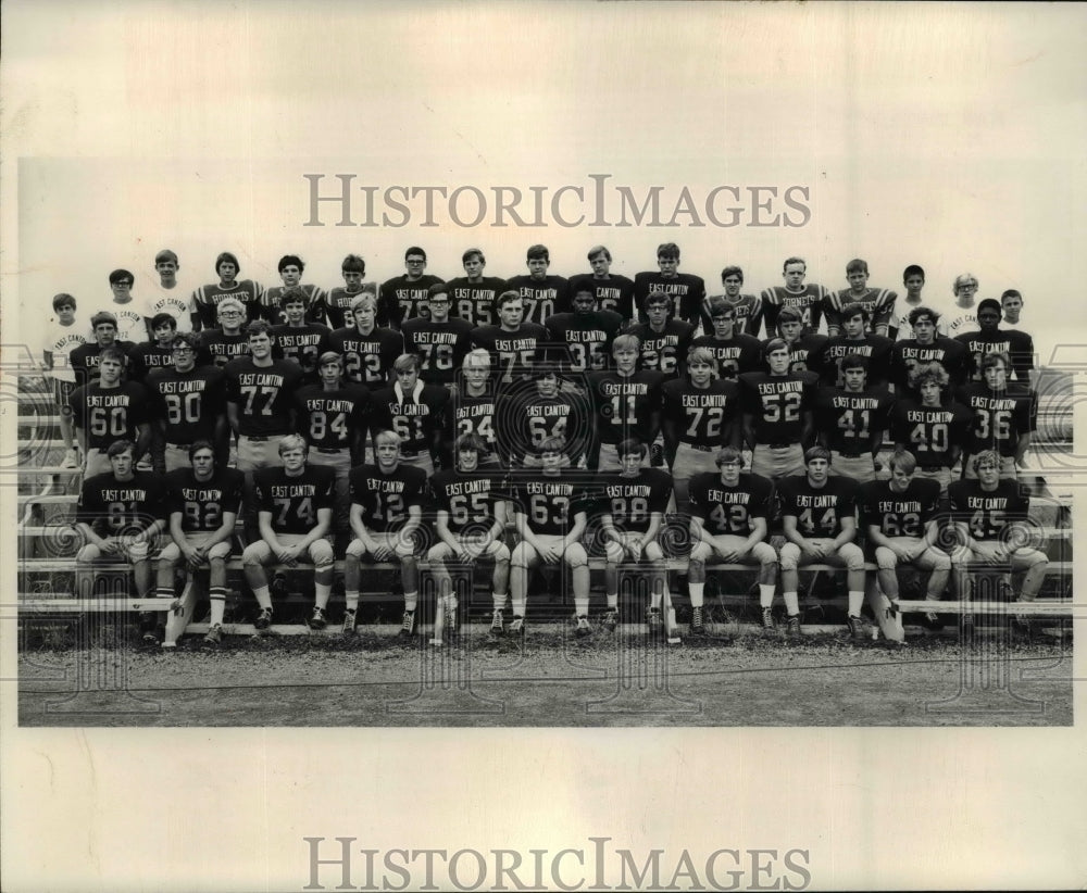 1972 East Canton High Scho0l Football 1972-Historic Images