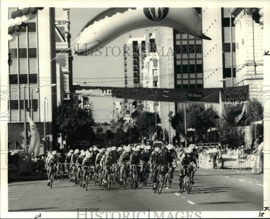 Press Photo Bicycling Race - cvb54097 - Historic Images