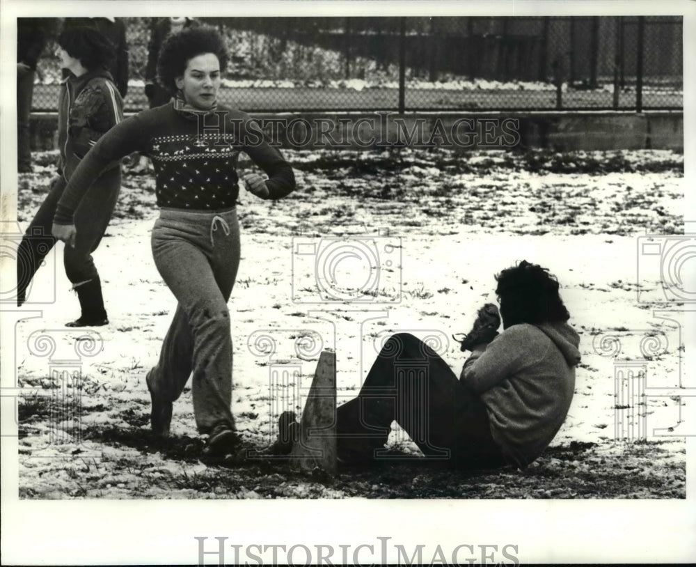 1983 Press Photo: Snowball Softball at Brookside Park - cvb54181 - Historic Images