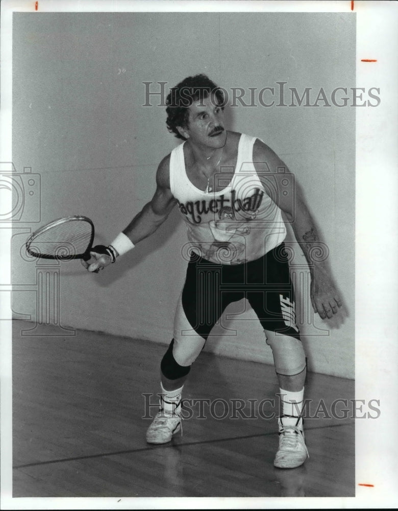 1989 Press Photo John Leech River Oaks Racquet Club - cvb54273 - Historic Images