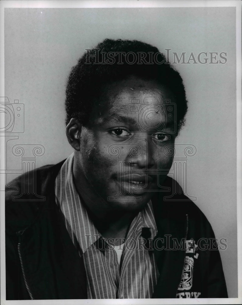1971 Press Photo Jim Hewitt, Shaw High School Football player - cvb54356 - Historic Images