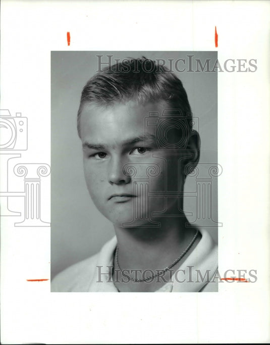 1990 Press Photo Jim Rinehart, golf, Kirtland - cvb54388 - Historic Images