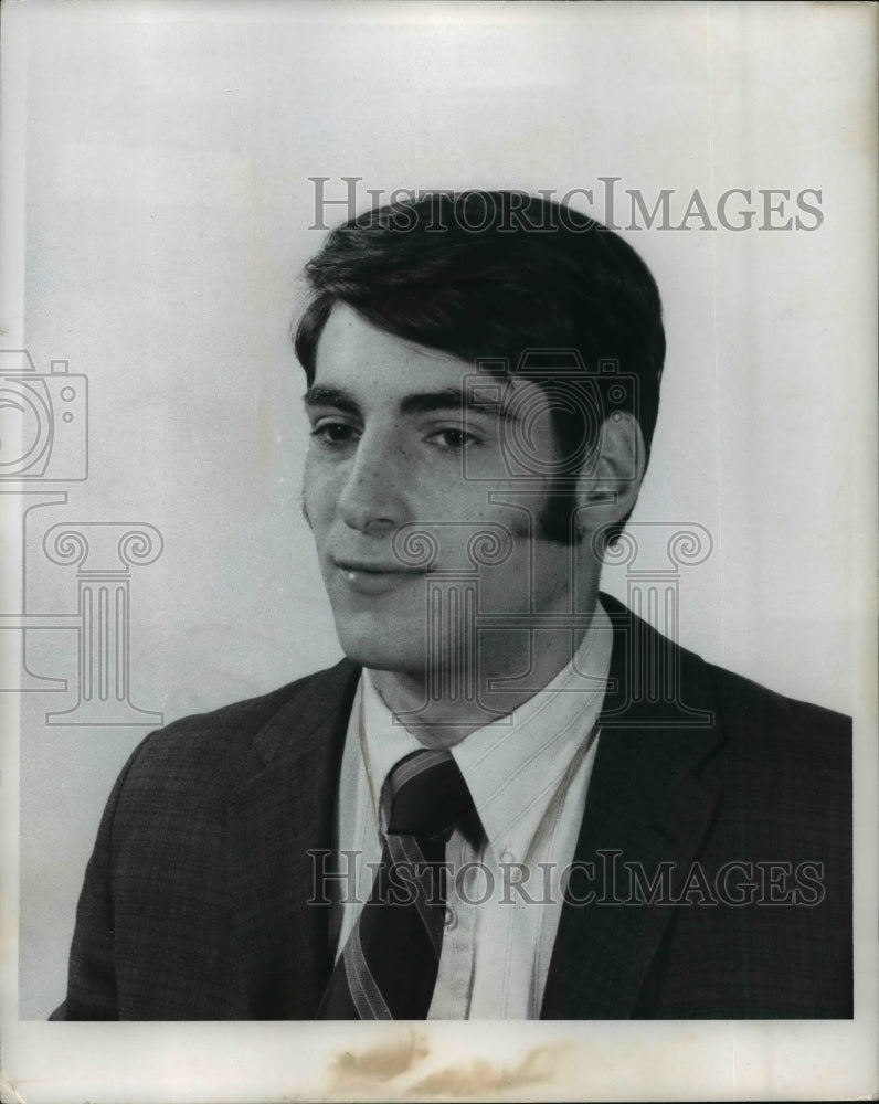 1970 Press Photo Jeff Butler Cleveland Hts Football Dream Team - cvb54437 - Historic Images