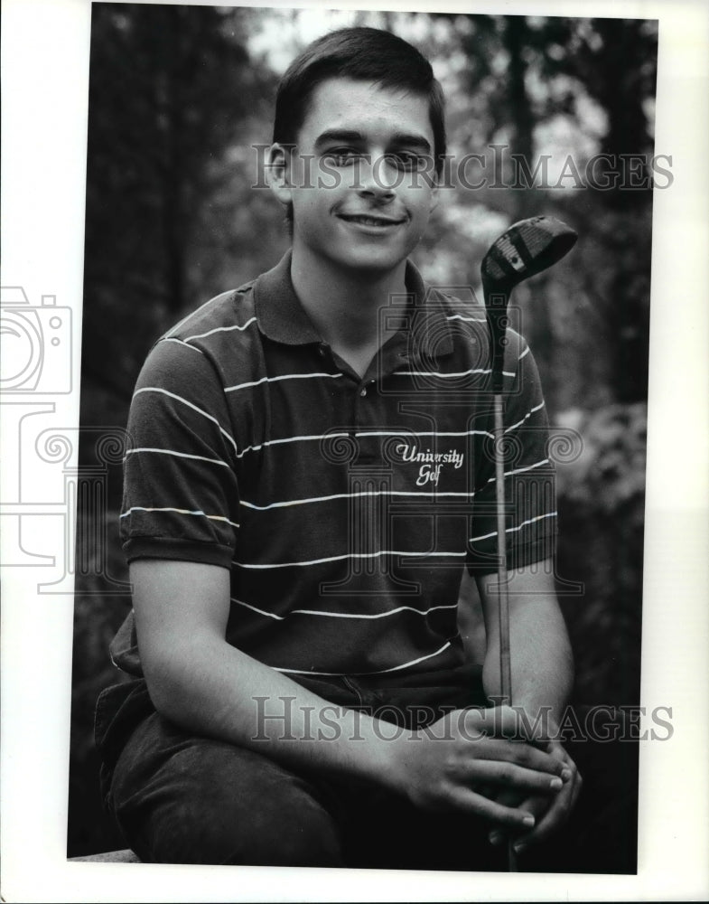 1990 Press Photo Bunk McMahon, US state champ in golf. - cvb54500 - Historic Images