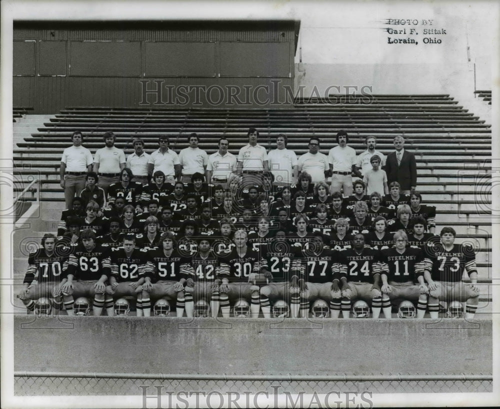 1977 Press Photo Lorain Steelmen - cvb54658 - Historic Images