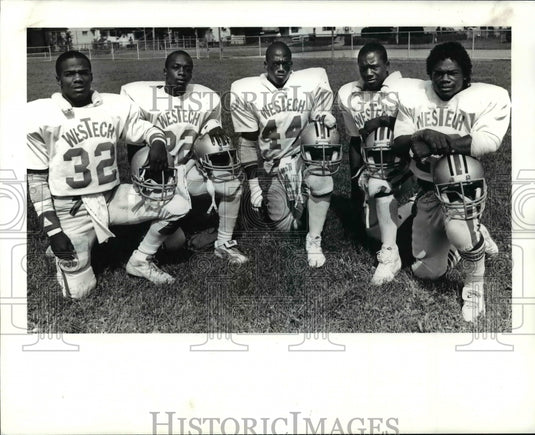 1985 Press Photo West Tech J Squad. - cvb54680- Historic Images