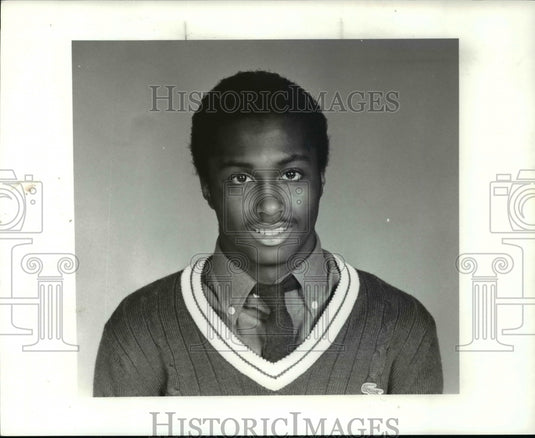 1983 Press Photo Collinwood High Wrestler Irby Burnett - cvb55062 - Historic Images