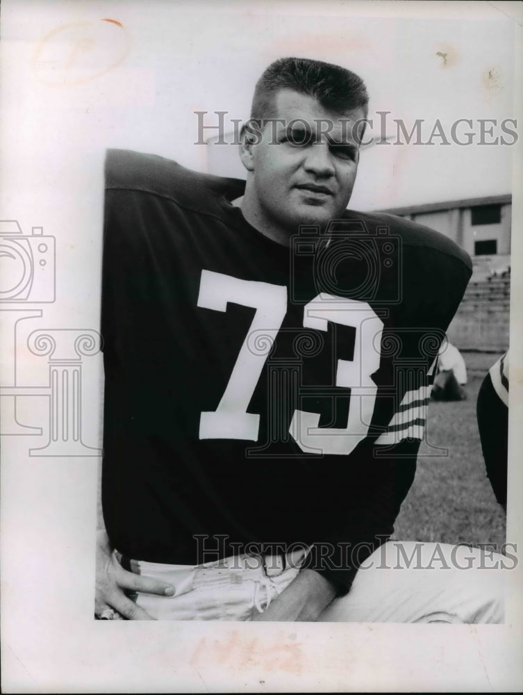 1963 Monte Clark of the Cleveland Browns-Historic Images