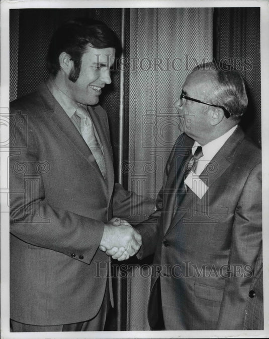 1971 Press Photo Bill Glass and Blanton Coller - cvb55437 - Historic Images