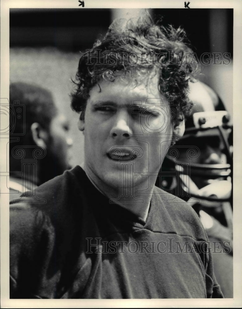 Press Photo Pittsburgh Steelers, David Wookley. - cvb55790 - Historic Images