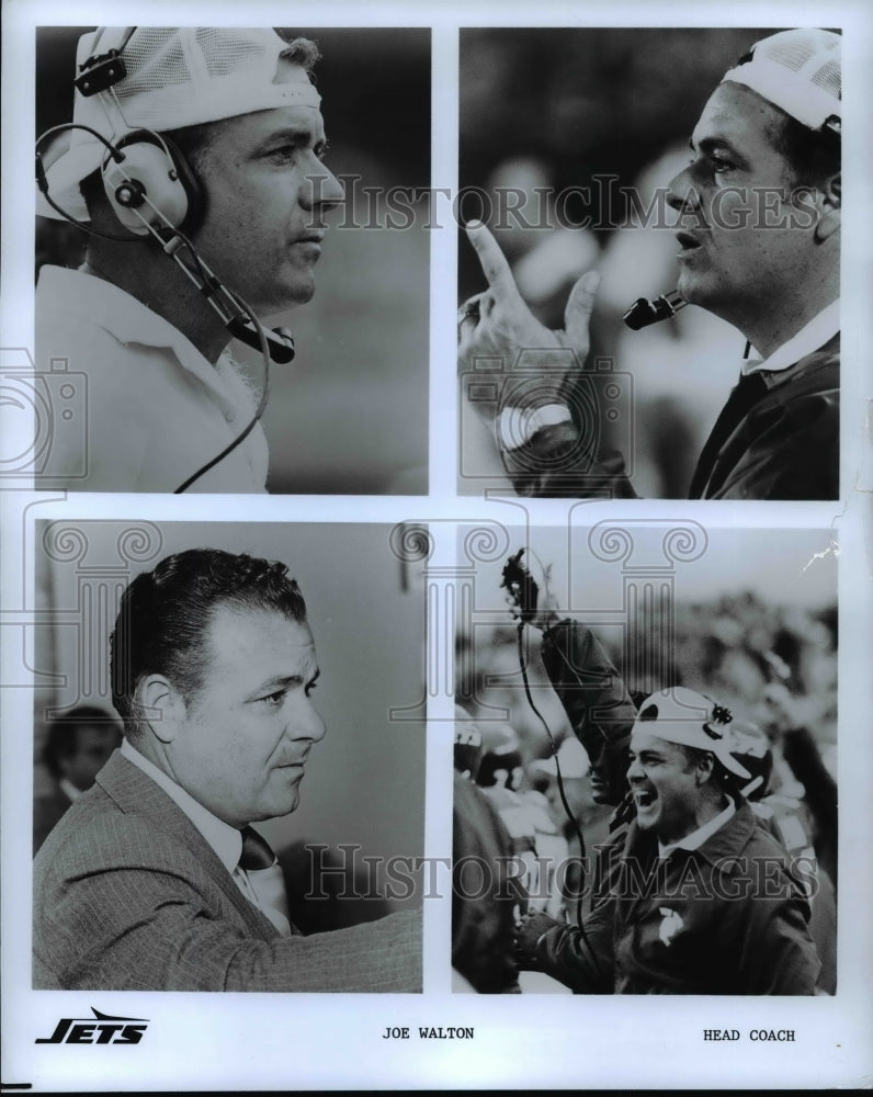 Press Photo NY Jets Head Coach Joe Walton - cvb55808 - Historic Images