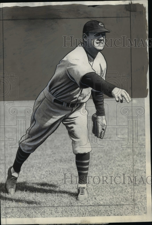 1938 Press Photo Burlugh Grimmes, Cubs - cvb55940 - Historic Images