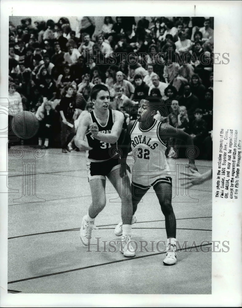 1989 Press Photo #31 Matt Wireman played at Cuyahoga Valley Christian Academy- Historic Images