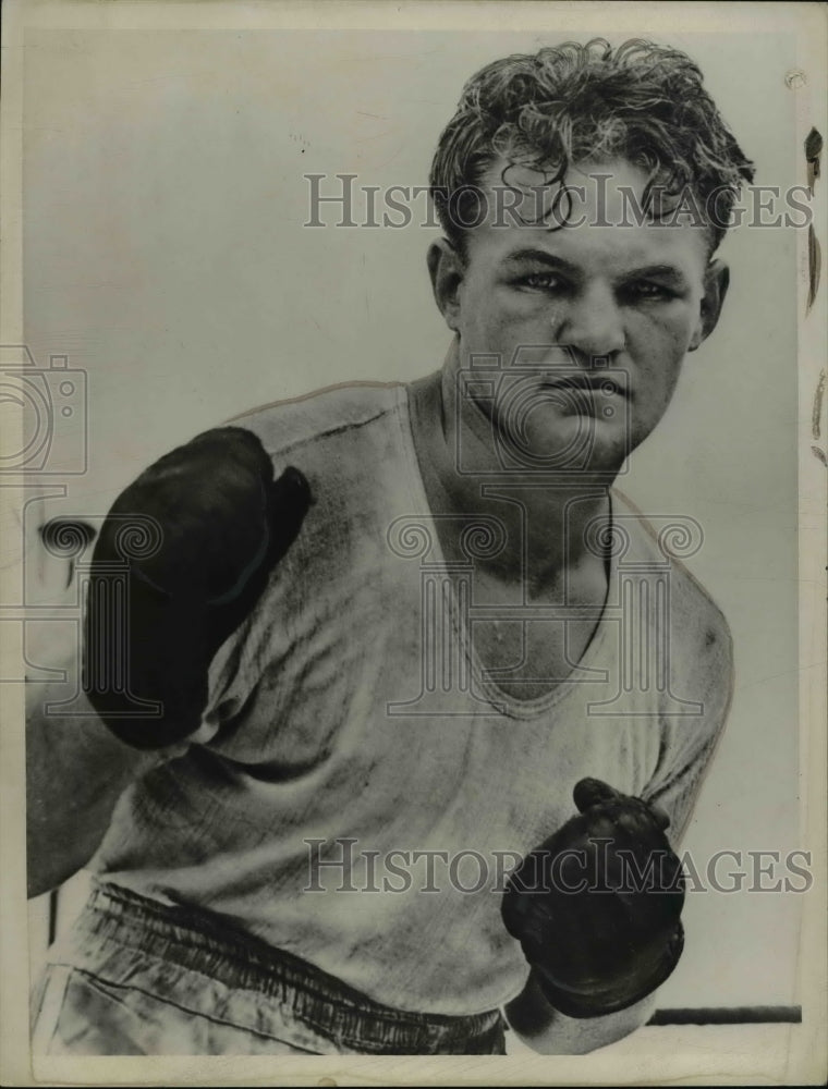 1939 Press Photo Buddy Knox, Dayton Heavyweight - cvb56400 - Historic Images