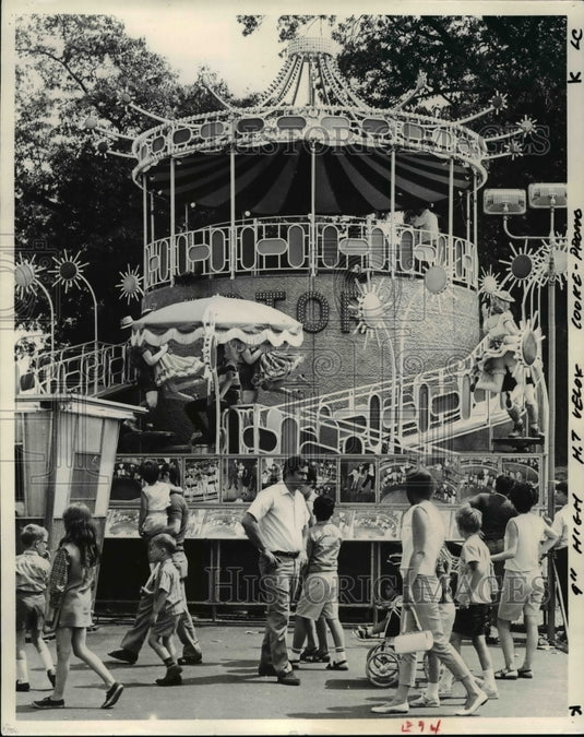 1970 Press Photo Cuyahoga County Fair in Ohio - cvb56627 - Historic Images
