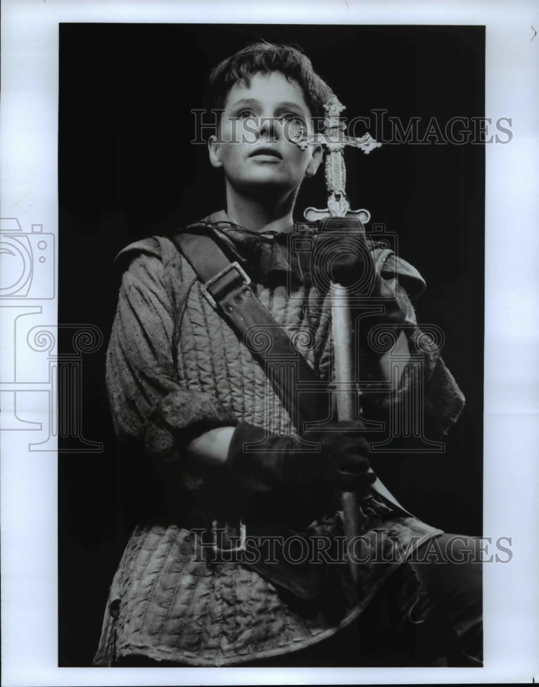 1993 Press Photo MaryAnn Plunkett-Saint Joan play - cvb56725 - Historic Images