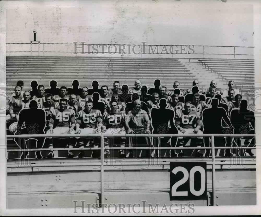 1961 Members of the Cal-Poly Mustangs football team-Historic Images