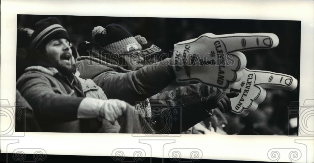 1980 Press Photo Soccer Fans - cvb57026 - Historic Images