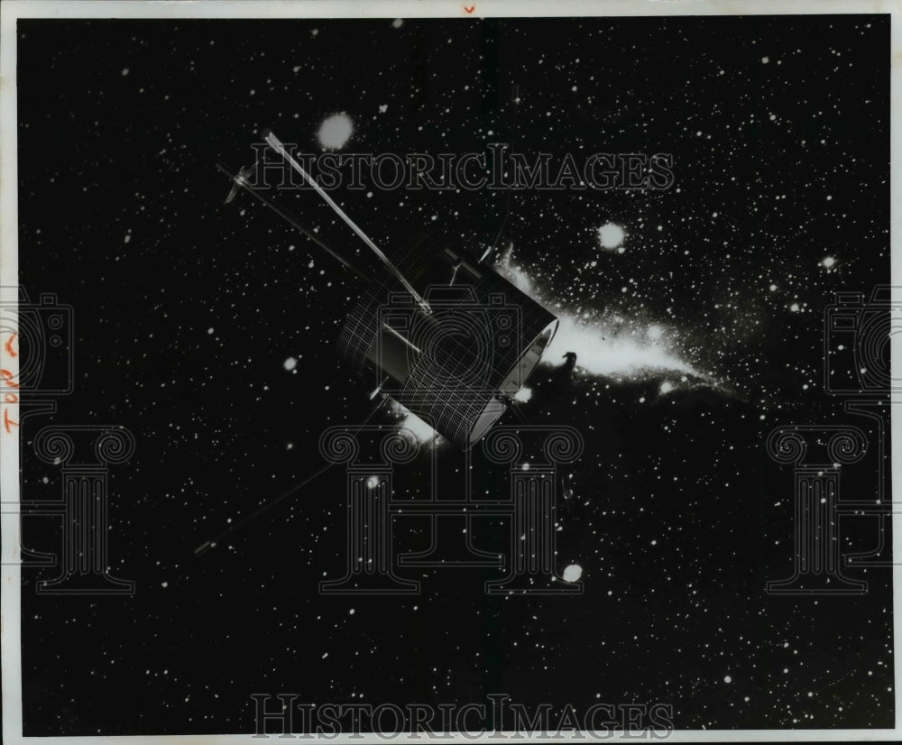1969 Press Photo Unusual solar orbit of Pioneer 10, shown here. - cvb57209 - Historic Images