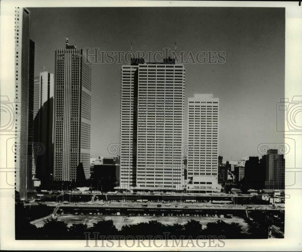 1980 Press Photo New 35 Story South Tower to Keio Plaza Inter-Continental Tokyo - Historic Images