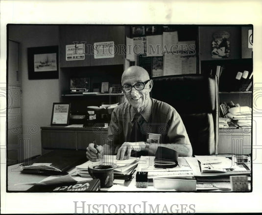 1985 Press Photo Director Don Harris-Beech Brook home for disturbed children - Historic Images