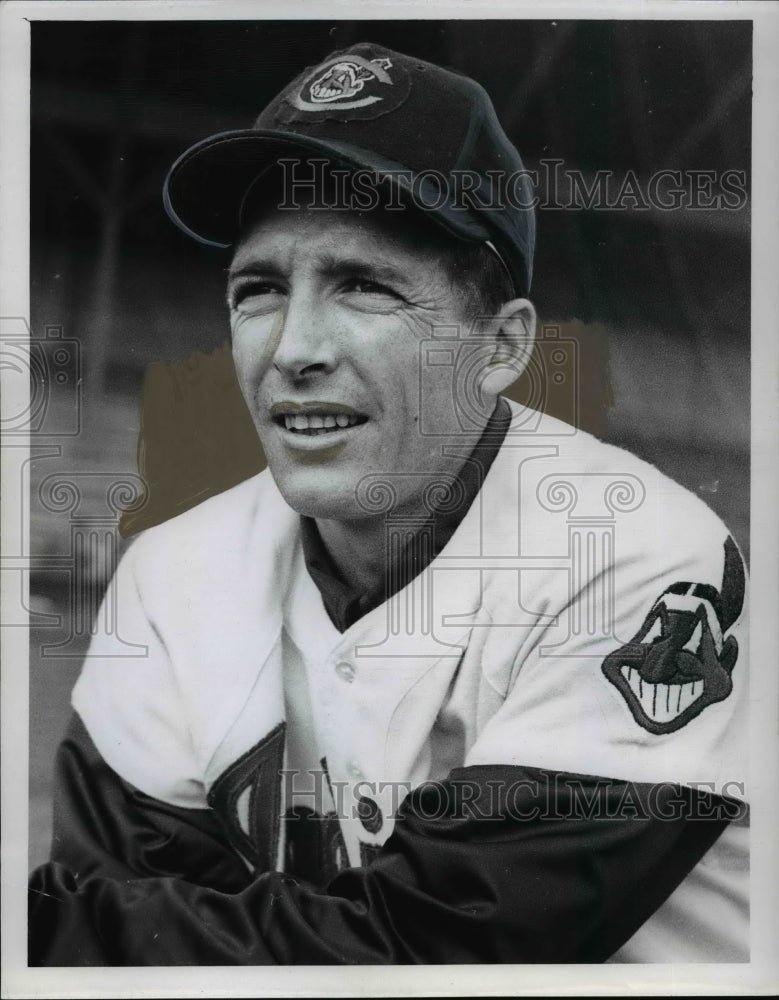 1957 Press Photo Indians baseball player-Jim Busby - cvb58072 - Historic Images