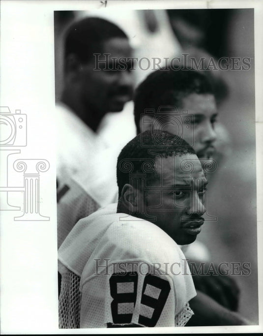 1986 Press Photo Clifton McNeil Added to the List of the Wide Receivers-Historic Images