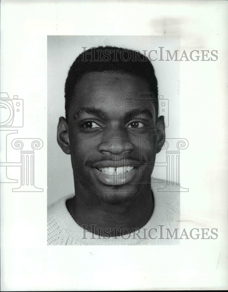 1989 Press Photo John Adams Basketball player-Troy Miller - Historic Images