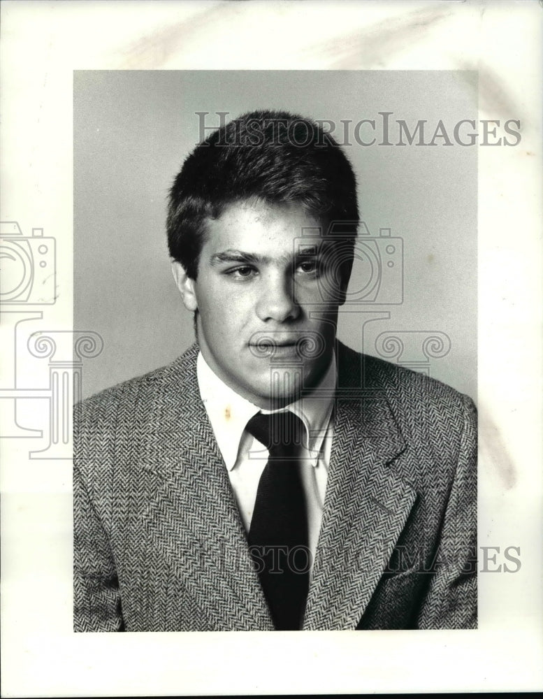 1985 Press Photo Pete Landino, St. Ign. - Historic Images