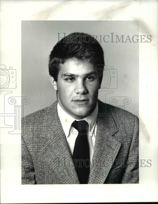 1985 Press Photo Pete Landino, St. Ign. - Historic Images