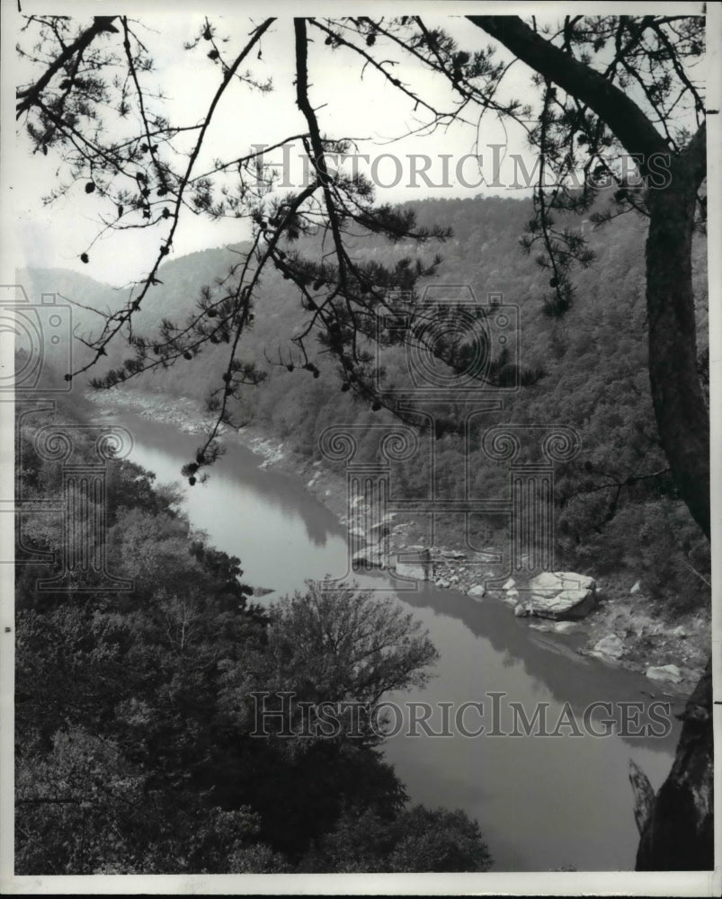 1991, Forested Heights of Kentucky&#39;s South Fork of Cumberland River - Historic Images