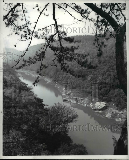 1991, Forested Heights of Kentucky's South Fork of Cumberland River - Historic Images