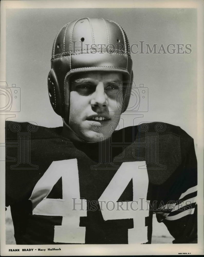 1952 Press Photo Navy football halfback-Frank Brady - Historic Images