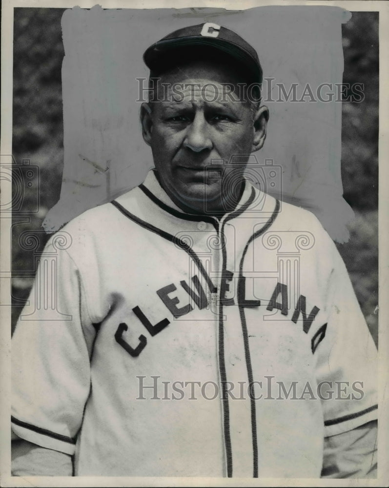 1948 Press Photo Lapp Brown, 3rd Base, Cleveland Indians - cvb59067 - Historic Images