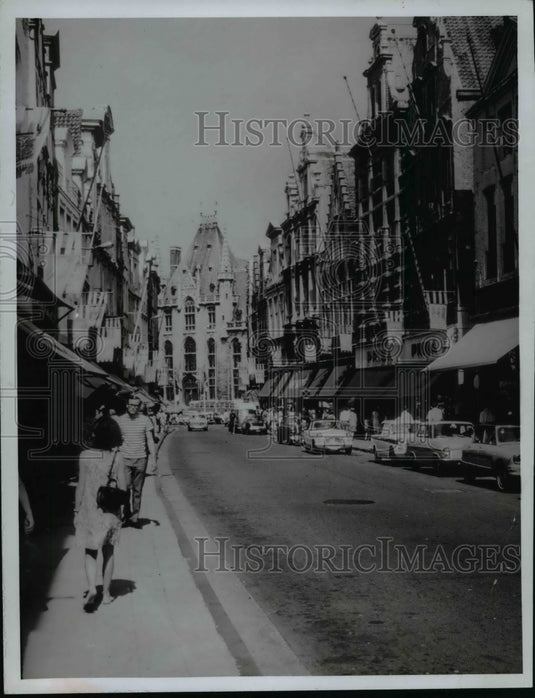 1967, Street scenes Bruges, Belgium - cvb59388 - Historic Images
