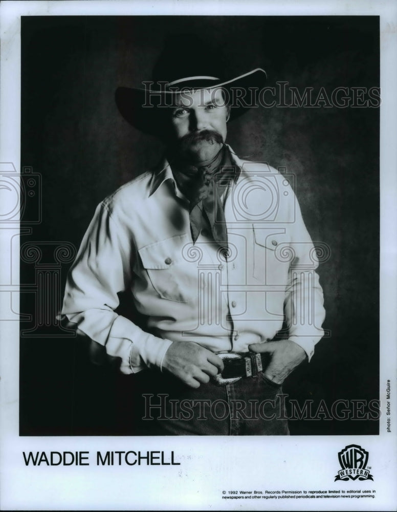 1992 Press Photo: Waddie Mitchell - cvb59426 - Historic Images