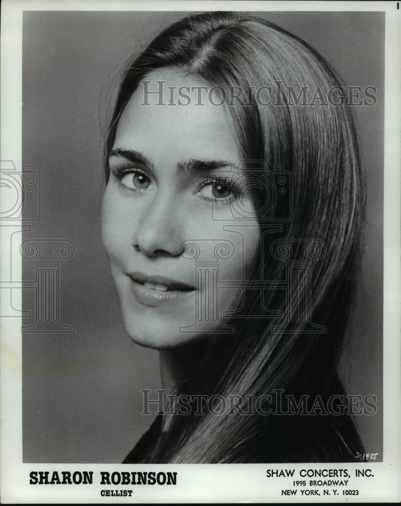 1985 Press Photo: Sharon Robinson - Cellist - cvb59428 - Historic Images