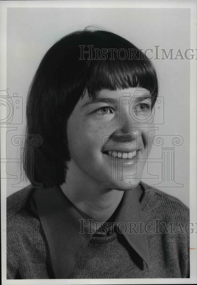 1977 Press Photo Miss Ulle Laido Estonian, musician - cvb59456 - Historic Images