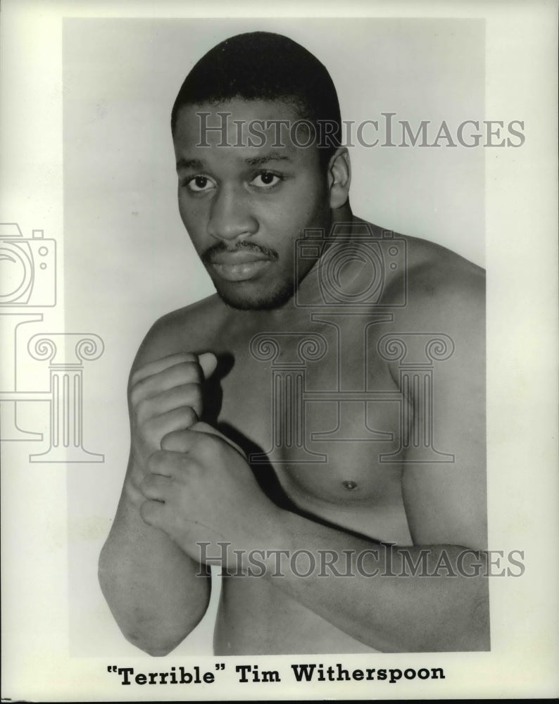 Press Photo &quot;Terrible&quot; Tim Witherspoon, boxing - cvb59463 - Historic Images