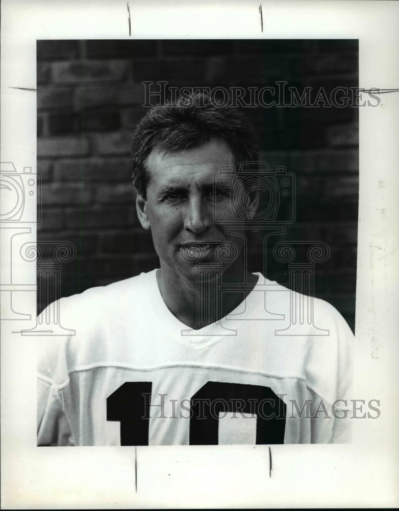 1986 Press Photo Gary Danielson of Cleveland Browns - cvb59572 - Historic Images